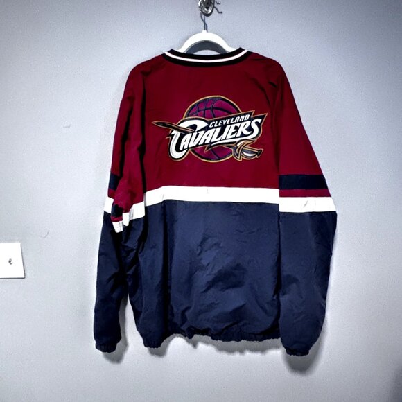 CLEVELAND CAVALIERS CAVS NBA Team Mens 3XL Pullover Jacket Basketball Sportswear - Picture 10 of 16